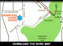 Maps and Directions for Grampians Horse Riding Centre